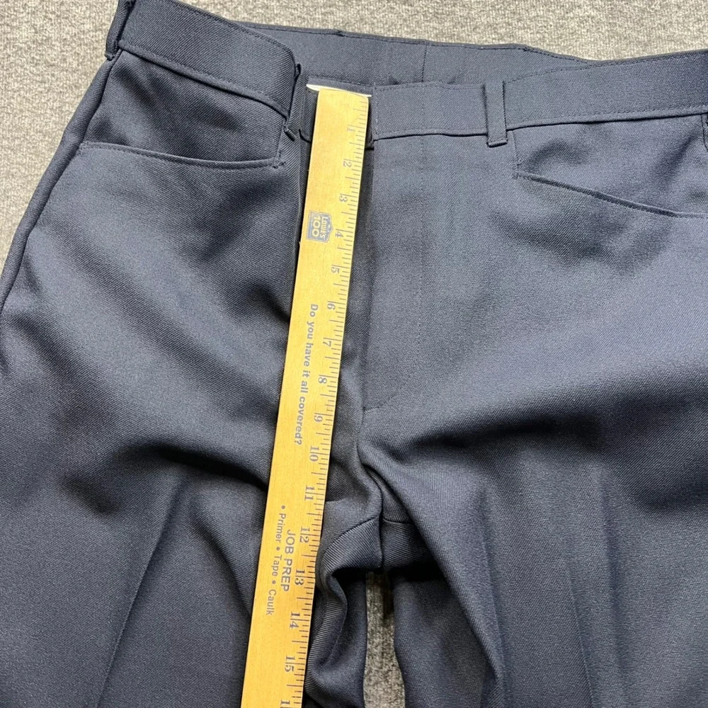 Vintage‎ Levis Action Slacks Mens 34x31 Navy Blue Fits 32x32 Made in USA  Pants